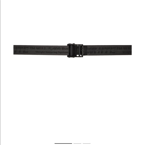 Off-white industrial belt - Picture 10 of 11